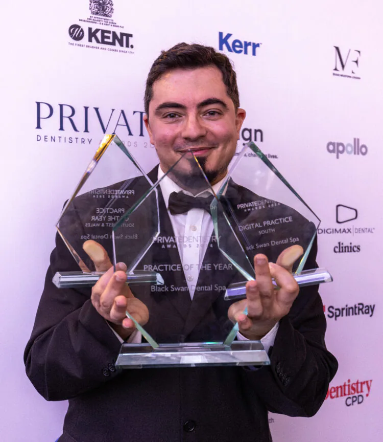 Black Swan Dental Spa entering the Private Dentistry Awards 2026 after winning Private Practice of the Year 2024.